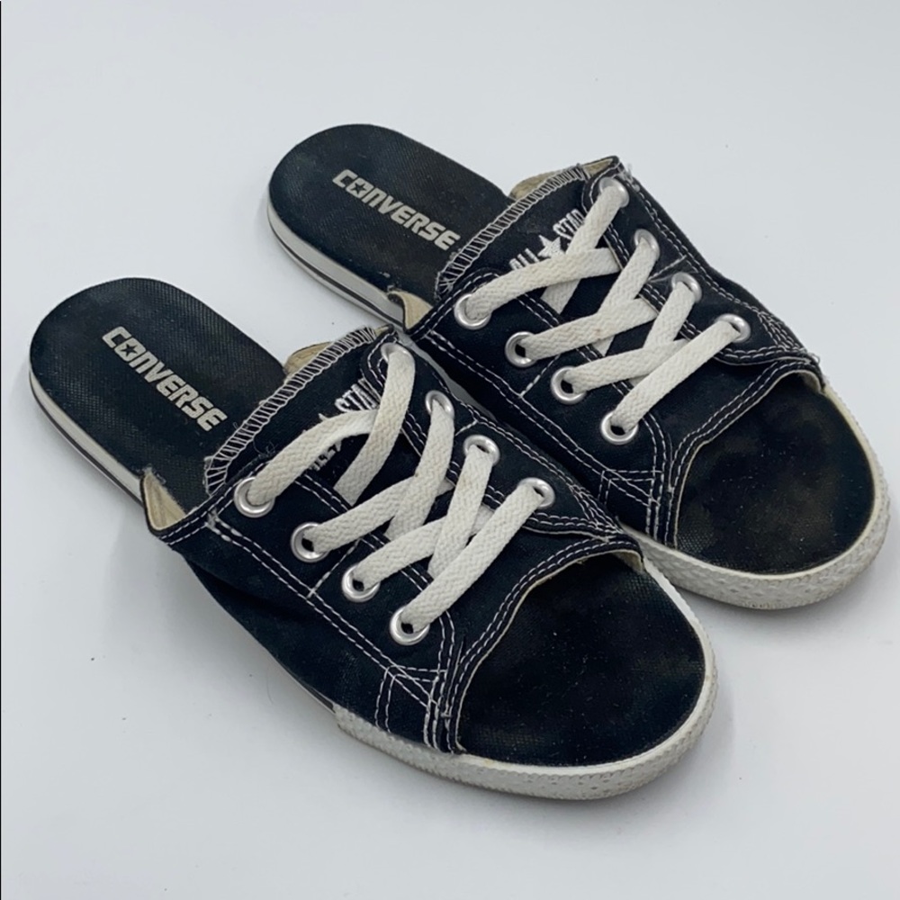 *RARE* Vintage Converse All Star cutaway slip on sandals